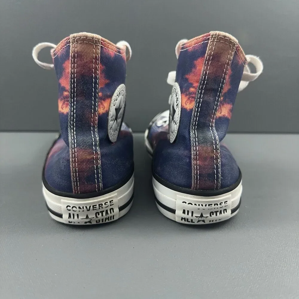 Converse Chuck Taylor All Star High Sunset Tie Dye Womens Size 7 Sneakers